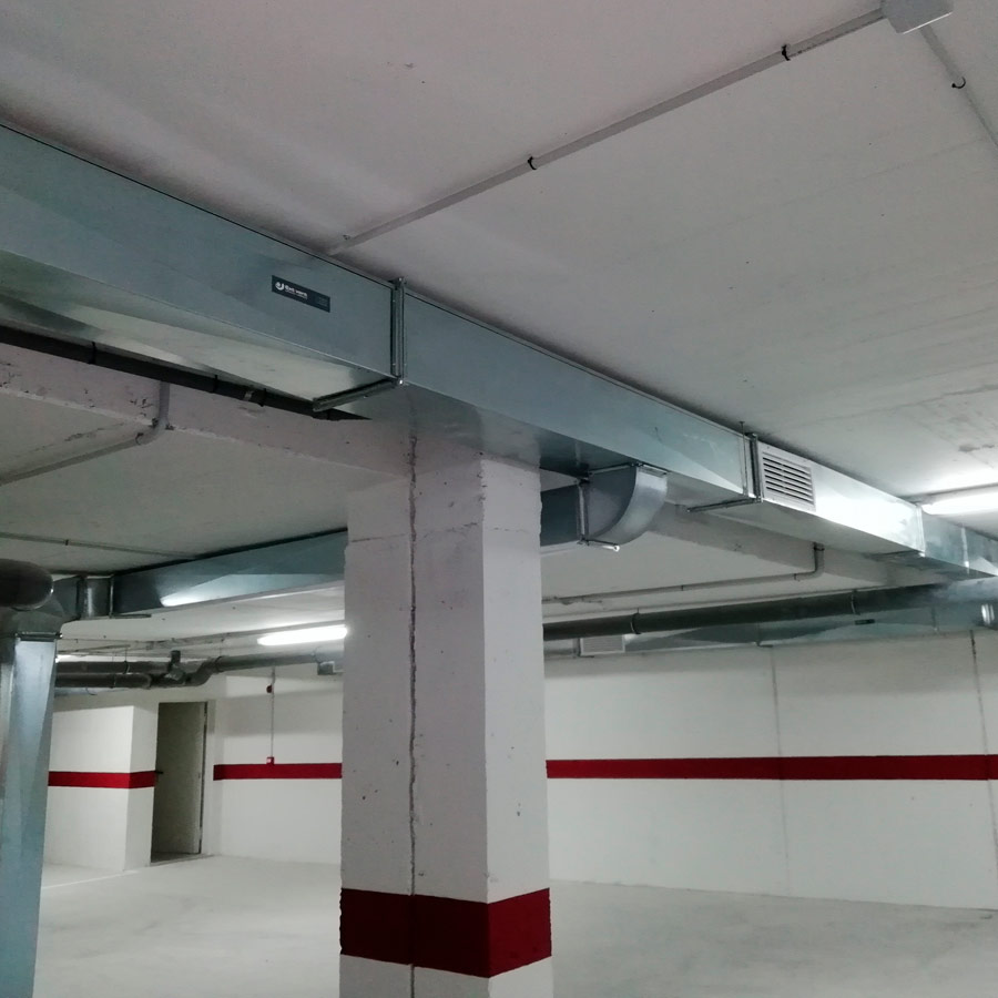 Ventilación en garajes